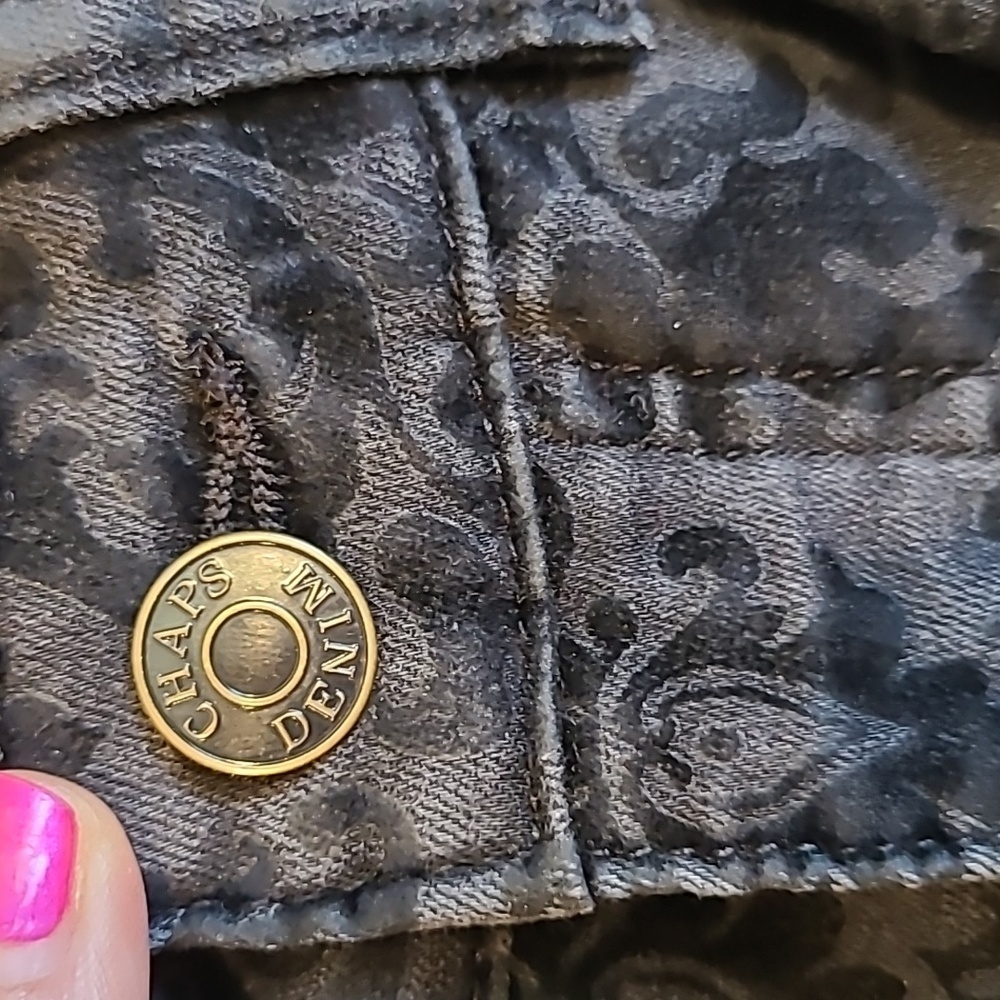 Chaps Damask velvet design Jeans​ - Picture 5 of 8